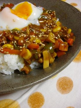 ゴマかおる♪具沢山ドライカレー♪