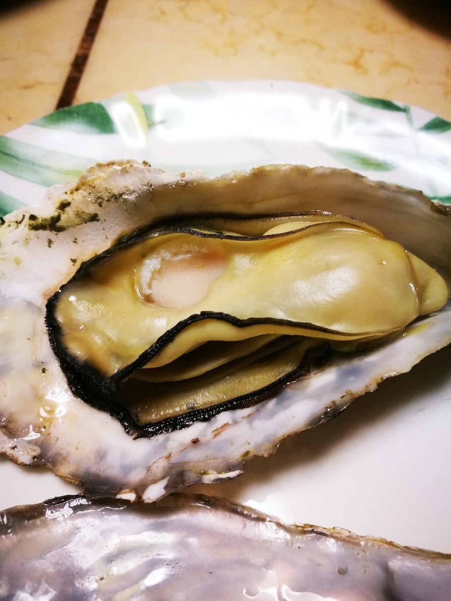 片付け簡単、プリップリの焼き牡蠣。の画像