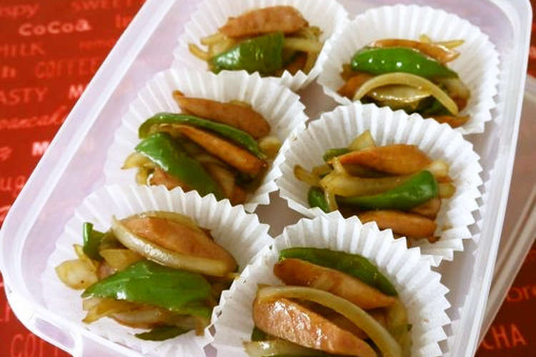 冷凍保存 ウインナーと野菜の焼肉風炒め レシピ 作り方 By Bvivid クックパッド