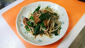 家にある調味料で簡単に‼レバニラ炒め