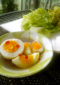 蒸し野菜と卵のヌクマムだれ★簡単ベトナム