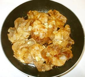 豚肉のにんにく焼き