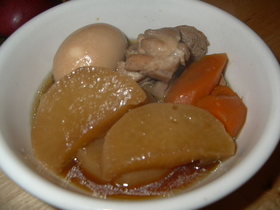 大根と鶏肉の煮もの