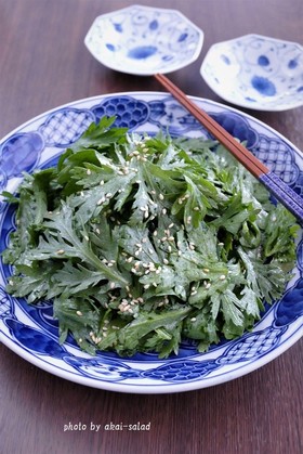 やみつきになる生春菊のナムル風サラダ