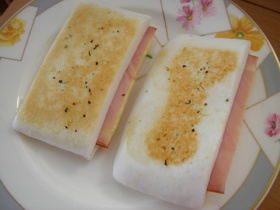 はんぺんのはさみ焼き★クレイジーーソルト