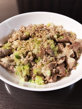 お肉柔らか♡豚肉のネギ塩