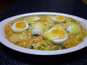 ツナと卵のチーズグラタン!(^^)!