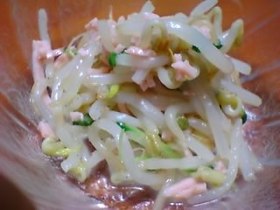 もやしとハムのナムル