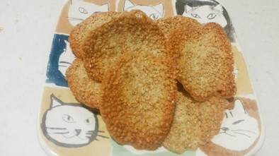胡麻のクッキー焼菓子(^^)卵白で簡単の写真