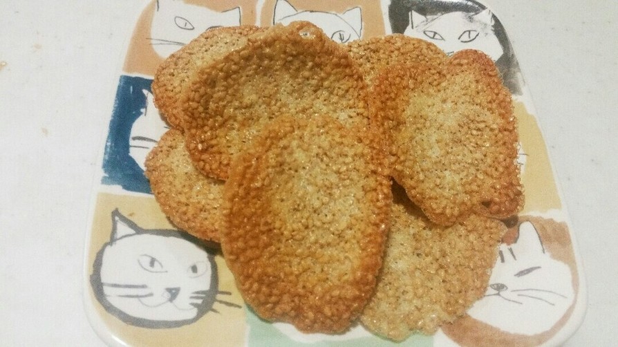 胡麻のクッキー焼菓子(^^)卵白で簡単の画像