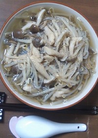 30分！濃厚煮干塩ラーメン風ダイエット麺