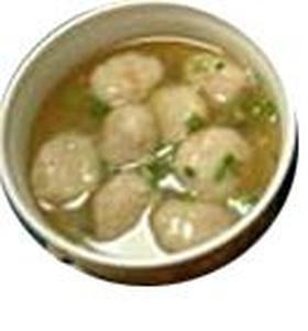 海老れんこん団子のあんかけ