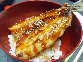 イワシのてりやき丼