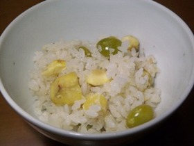 栗と銀杏の炊き込みご飯