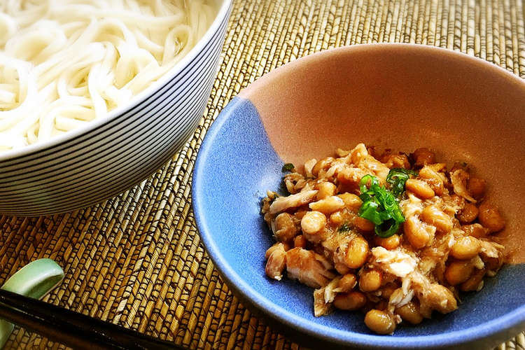 ひっぱりうどん ツナ缶と納豆で作るよ レシピ 作り方 By Little Darling クックパッド 簡単おいしいみんなのレシピが366万品