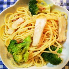 麺別ゆで不要!ブロッコリーのツナパスタ