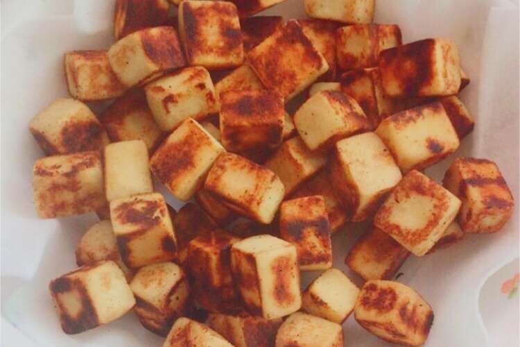 高野豆腐で簡単にフライパンでおやつ レシピ 作り方 By Jkgirl クックパッド 簡単おいしいみんなのレシピが352万品