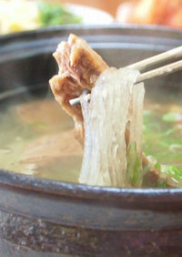 仔牛ほほ肉の韓国風スープ
