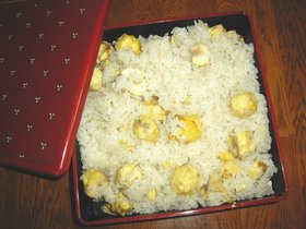 栗おこわ
