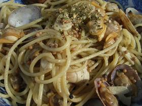 あさりワイン蒸しパスタ