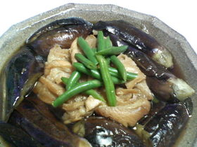 ヘルシー★茄子と麩のシミシミ揚げびたし