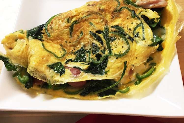 朝食に 野菜たっぷりチーズオムレツ レシピ 作り方 By きょーちゃん クックパッド 簡単おいしいみんなのレシピが360万品