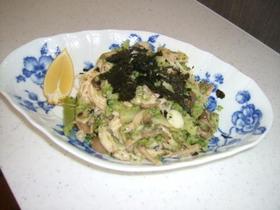 マヨレモンで意外にさっぱりパスタ