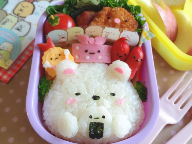 すみっコぐらしキャラ弁 すみっコ弁当 レシピ 作り方 By Meiyuina クックパッド