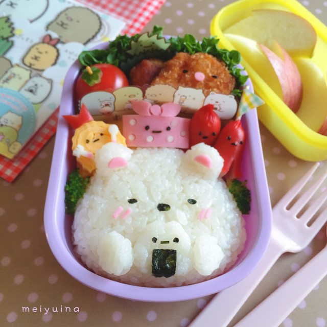 すみっコぐらしキャラ弁 すみっコ弁当 レシピ 作り方 By Meiyuina クックパッド 簡単おいしいみんなのレシピが367万品