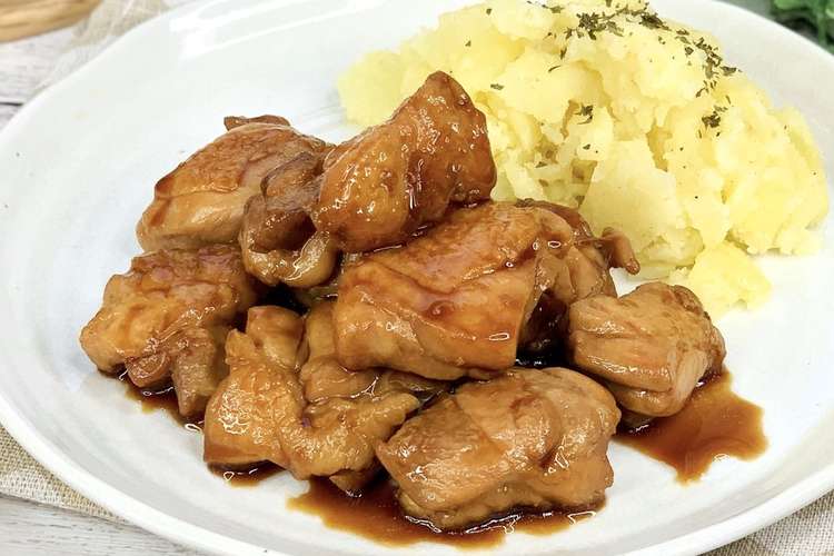 皮まで美味しい 簡単甘辛 照り焼きチキン レシピ 作り方 By モモのごはん クックパッド 簡単おいしいみんなのレシピが360万品