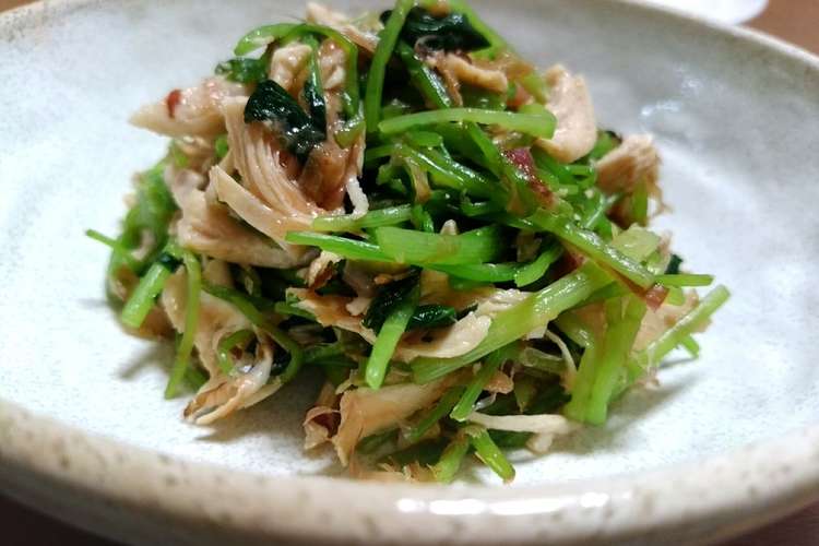 三つ葉とささみのサッパリ梅肉おかか和え レシピ 作り方 By もへほっぺ クックパッド 簡単おいしいみんなのレシピが355万品
