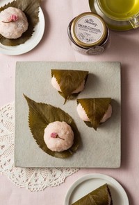 ハーブコーディアルの桜餅