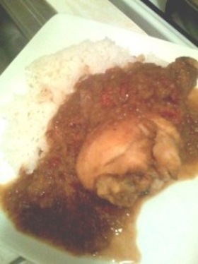 本格的☆チキンとトマトのカレー