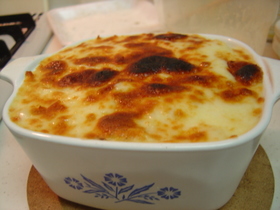 豆腐とエリンギのグラタン**