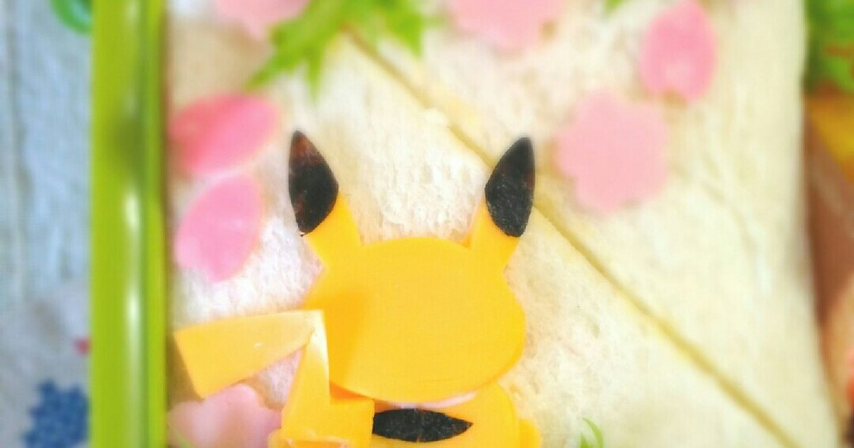 ピカチュウの後ろ姿 キャラ弁 レシピ 作り方 By えいmama クックパッド