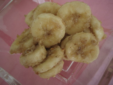 バナナの胡麻和えの写真