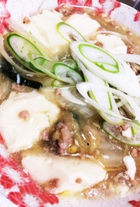 豚ひき肉と白菜の優しい麻婆豆腐^ ^