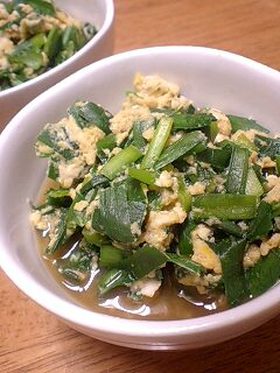 ニラと卵の簡単【煮】
