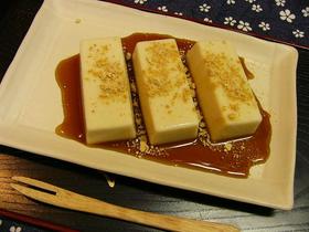 豆乳甘酒の羊羹風