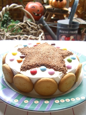 クッキーでデコケーキ♪