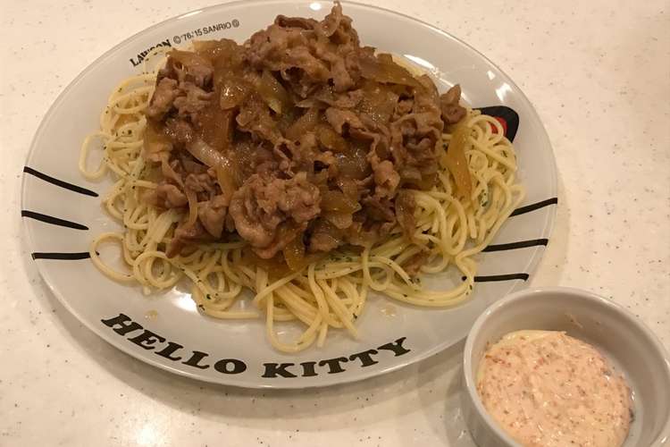 ハマる美味さ 黄金の味で豚焼肉 パスタ レシピ 作り方 By クックまいななパパ クックパッド