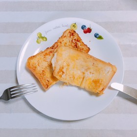 もっちりとろん♡時短フレンチトースト