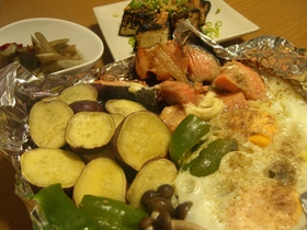 フライパンでさつま芋が美しい!ホイル焼き