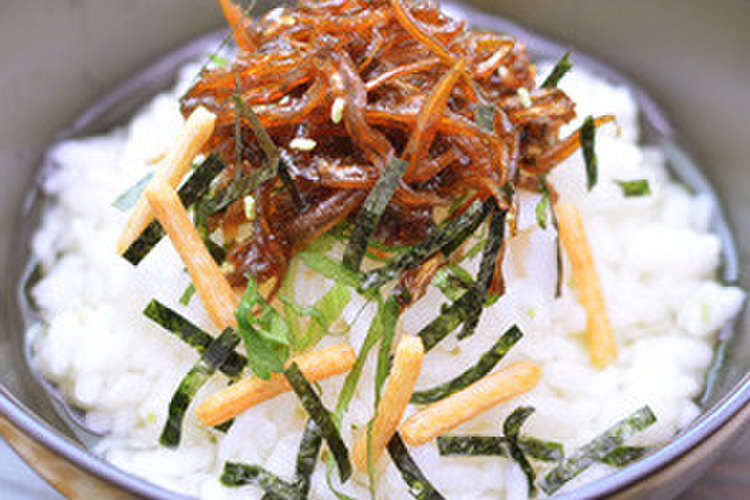 〆ごはん いかなごくぎ煮のさらさら茶漬け レシピ 作り方 By かね徳 クックパッド