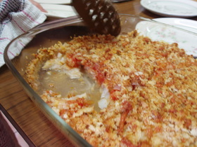 タラのトマトソース焼き