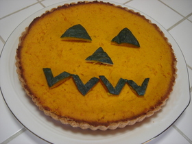 ハロウィン 卵ナシ☆パンプキンタルト