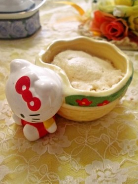 お一人様♡お手軽ふわふわ酒かす蒸しパン