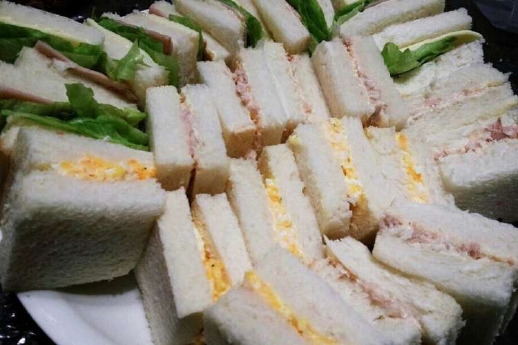 お花見に 簡単サンドイッチ たまご編 レシピ 作り方 By 美雨ps クックパッド 簡単おいしいみんなのレシピが370万品