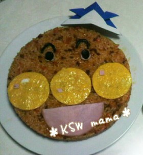 こどもの日☆簡単、アンパンマン!