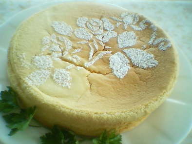 豆乳でチーズケーキ　(*^^*)の写真